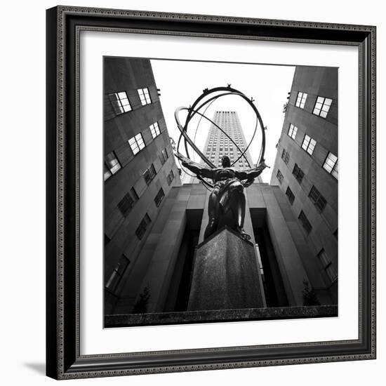 NYC Rockefellar-Nina Papiorek-Framed Photographic Print