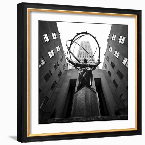 NYC Rockefellar-Nina Papiorek-Framed Photographic Print