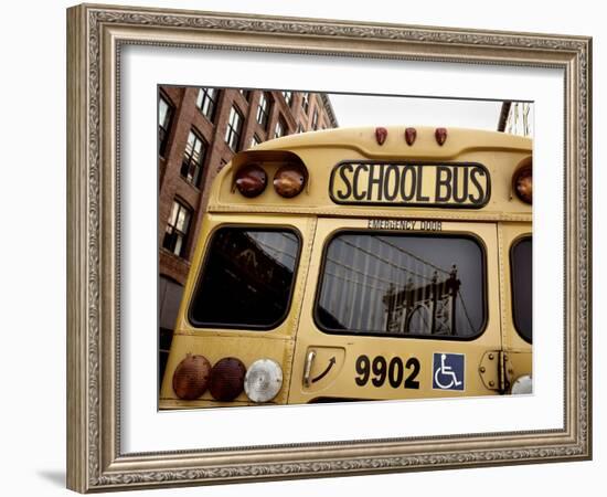 NYC School Bus-Nina Papiorek-Framed Photographic Print