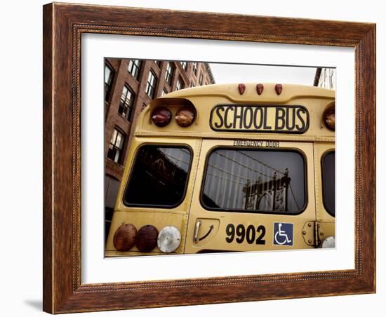 NYC School Bus-Nina Papiorek-Framed Photographic Print