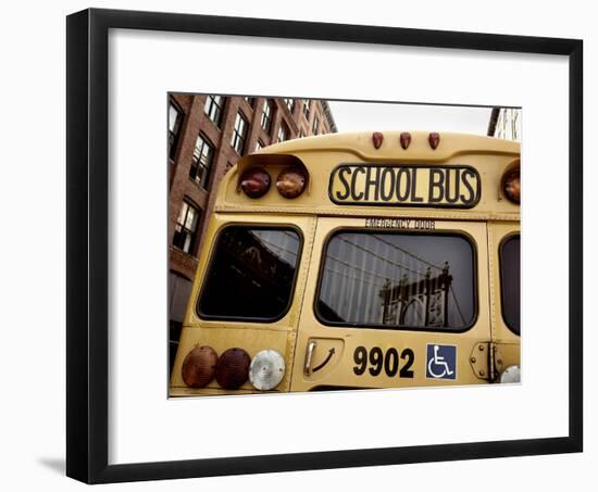 NYC School Bus-Nina Papiorek-Framed Photographic Print