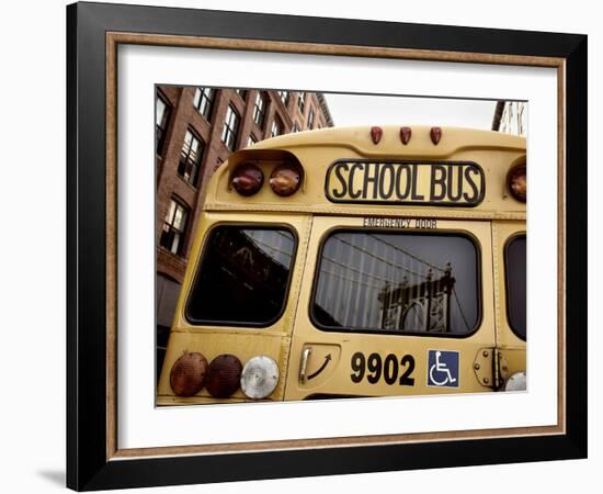 NYC School Bus-Nina Papiorek-Framed Photographic Print