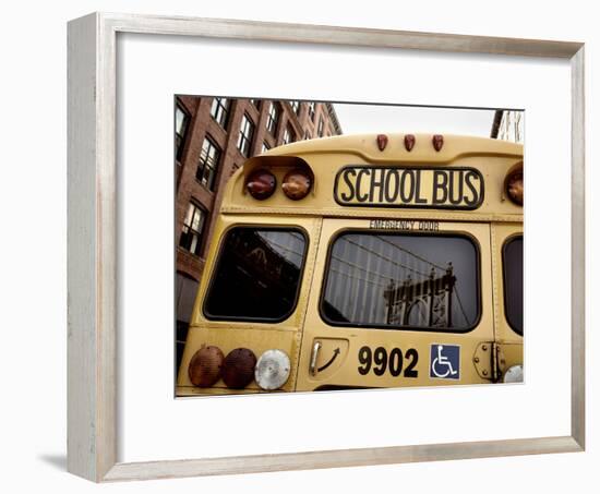 NYC School Bus-Nina Papiorek-Framed Photographic Print