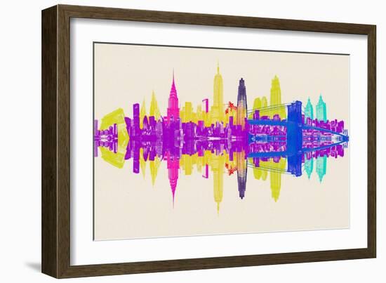 Nyc Screened-GI ArtLab-Framed Giclee Print