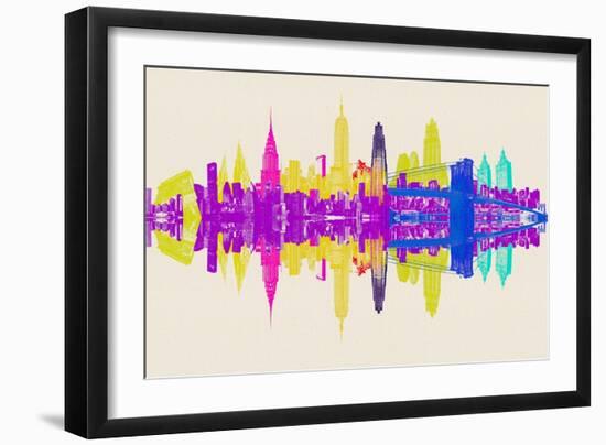 Nyc Screened-GI ArtLab-Framed Giclee Print