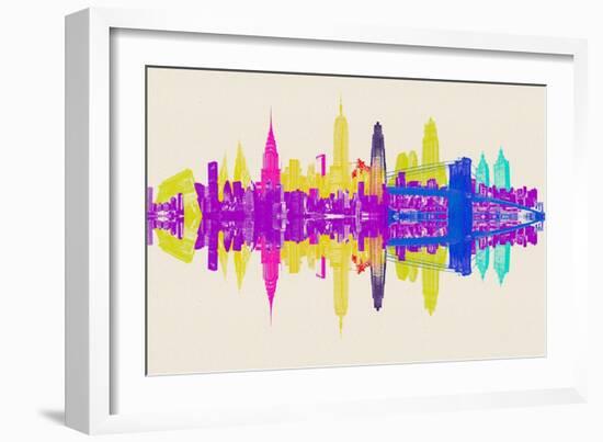 Nyc Screened-GI ArtLab-Framed Giclee Print