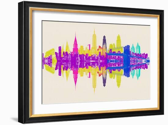 Nyc Screened-GI ArtLab-Framed Giclee Print