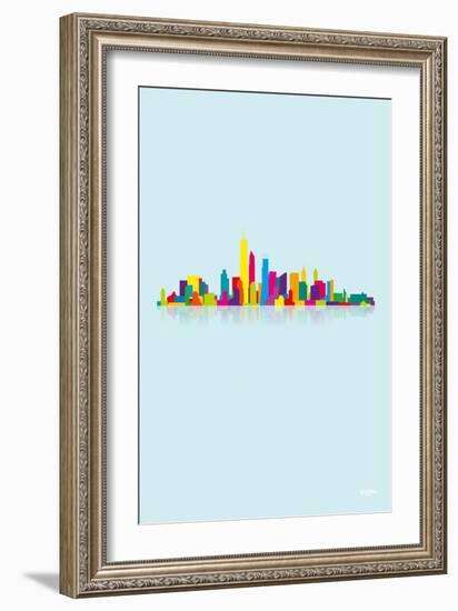 NYC Skyline-Yoni Alter-Framed Giclee Print