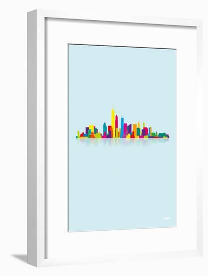 NYC Skyline-Yoni Alter-Framed Giclee Print