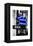 NYC Street Signs in Manhattan by Night - 34th Street, Seventh Avenue and Fashion Avenue Signs-Philippe Hugonnard-Framed Premier Image Canvas