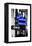 NYC Street Signs in Manhattan by Night - 34th Street, Seventh Avenue and Fashion Avenue Signs-Philippe Hugonnard-Framed Premier Image Canvas