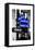 NYC Street Signs in Manhattan by Night - 34th Street, Seventh Avenue and Fashion Avenue Signs-Philippe Hugonnard-Framed Premier Image Canvas