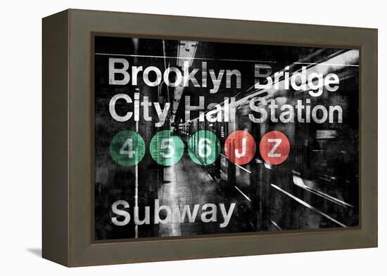 NYC Subway Station I-Luke Wilson-Framed Stretched Canvas