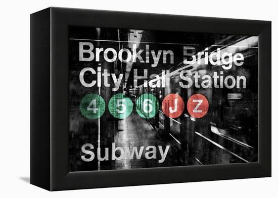 NYC Subway Station I-Luke Wilson-Framed Stretched Canvas