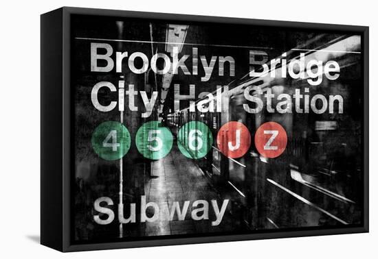 NYC Subway Station I-Luke Wilson-Framed Stretched Canvas