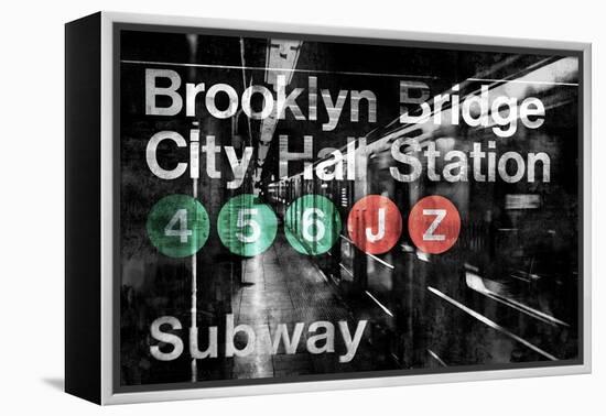 NYC Subway Station I-Luke Wilson-Framed Stretched Canvas