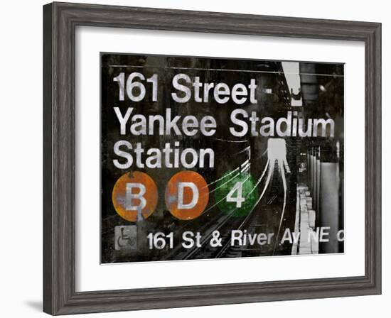 NYC Subway Station II-Luke Wilson-Framed Giclee Print