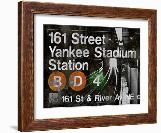 NYC Subway Station II-Luke Wilson-Framed Giclee Print