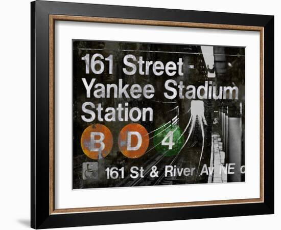 NYC Subway Station II-Luke Wilson-Framed Giclee Print