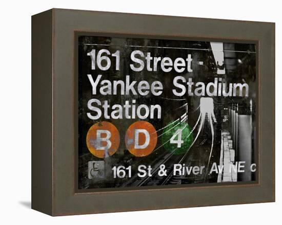 NYC Subway Station II-Luke Wilson-Framed Stretched Canvas