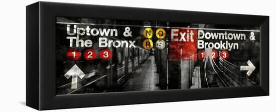 NYC Subway Station III-Luke Wilson-Framed Stretched Canvas