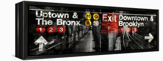 NYC Subway Station III-Luke Wilson-Framed Stretched Canvas