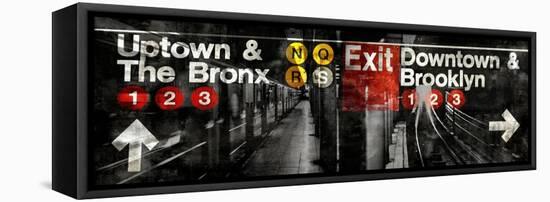 NYC Subway Station III-Luke Wilson-Framed Stretched Canvas