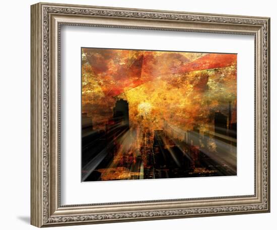 Nyc Sunlight-rolffimages-Framed Art Print