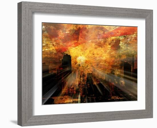 Nyc Sunlight-rolffimages-Framed Art Print