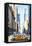 NYC Taxi - In the Style of Oil Painting-Philippe Hugonnard-Framed Premier Image Canvas