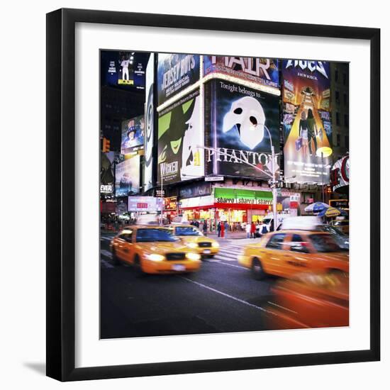 NYC Taxi Taxi-Nina Papiorek-Framed Photographic Print