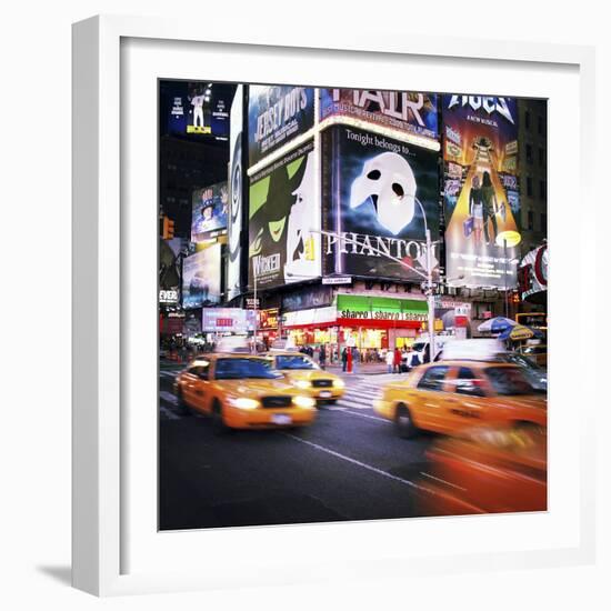 NYC Taxi Taxi-Nina Papiorek-Framed Photographic Print