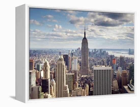 NYC the Empire-Nina Papiorek-Framed Premier Image Canvas