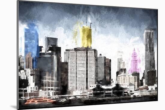 NYC Touch of Colours-Philippe Hugonnard-Mounted Giclee Print