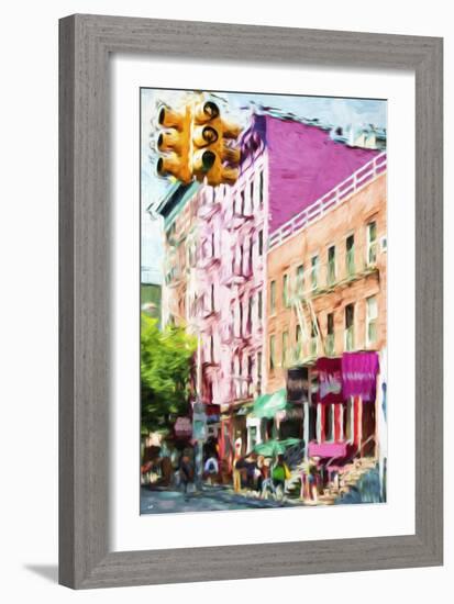 NYC Urban Scene III - In the Style of Oil Painting-Philippe Hugonnard-Framed Giclee Print