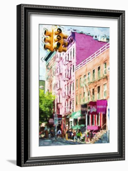 NYC Urban Scene III - In the Style of Oil Painting-Philippe Hugonnard-Framed Giclee Print