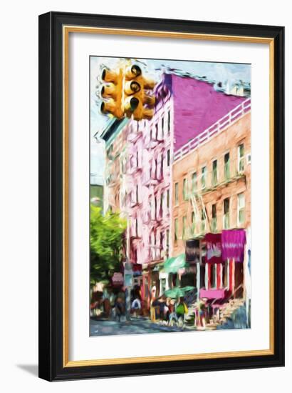 NYC Urban Scene III - In the Style of Oil Painting-Philippe Hugonnard-Framed Giclee Print