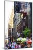 NYC Urban Scene - In the Style of Oil Painting-Philippe Hugonnard-Mounted Giclee Print