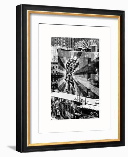 NYC Urban Street Art in Manhattan, in Winter-Philippe Hugonnard-Framed Art Print