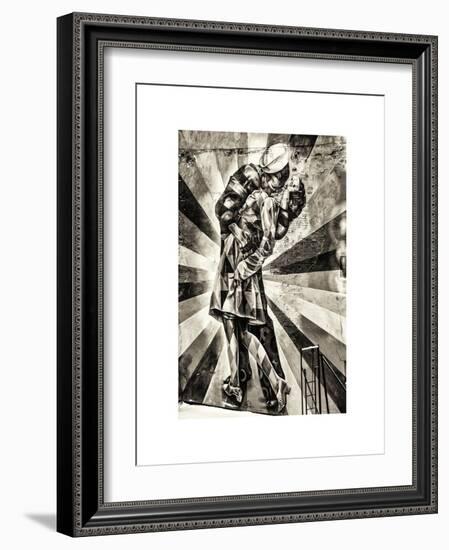 NYC Urban Street Vintage Art in Chelsea in Winter-Philippe Hugonnard-Framed Art Print