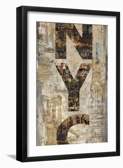 NYC Vertical-Luke Wilson-Framed Art Print