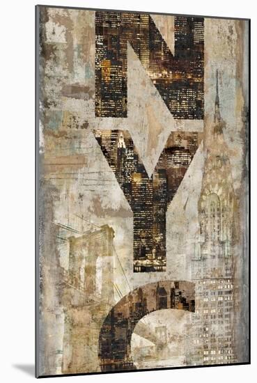 NYC Vertical-Luke Wilson-Mounted Art Print