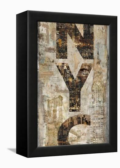 NYC Vertical-Luke Wilson-Framed Stretched Canvas