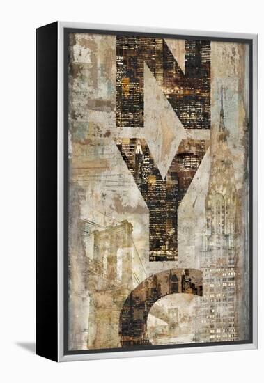 NYC Vertical-Luke Wilson-Framed Stretched Canvas