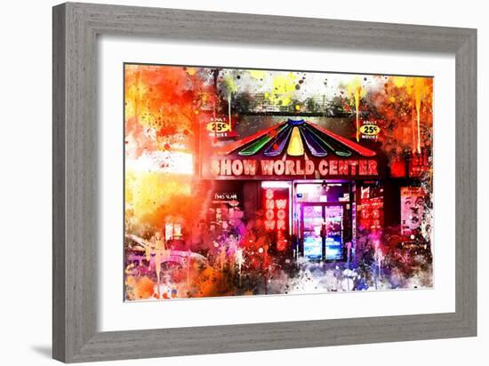 NYC Watercolor Collection - 25 Cents-Philippe Hugonnard-Framed Art Print