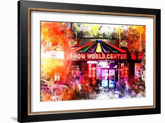 NYC Watercolor Collection - 25 Cents-Philippe Hugonnard-Framed Art Print