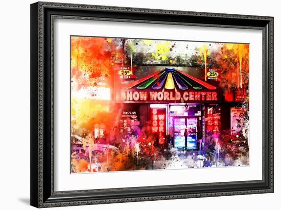 NYC Watercolor Collection - 25 Cents-Philippe Hugonnard-Framed Art Print