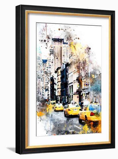 NYC Watercolor Collection - 401 Broadway-Philippe Hugonnard-Framed Art Print