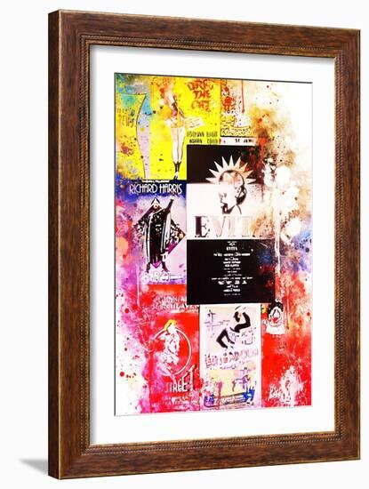 NYC Watercolor Collection - Broadway Shows III-Philippe Hugonnard-Framed Art Print