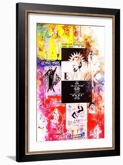 NYC Watercolor Collection - Broadway Shows III-Philippe Hugonnard-Framed Art Print